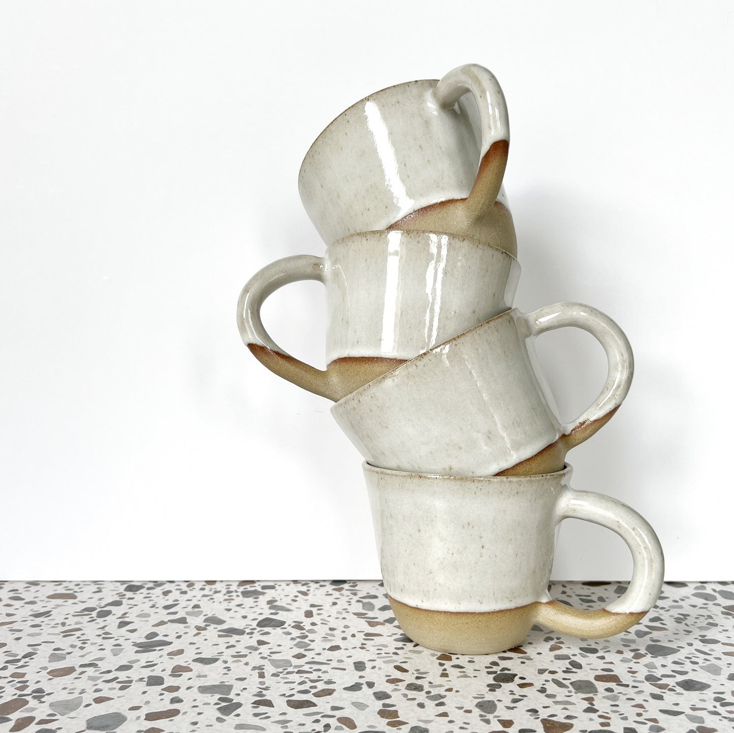 Marlow stoneware mug, white - Plum & Belle