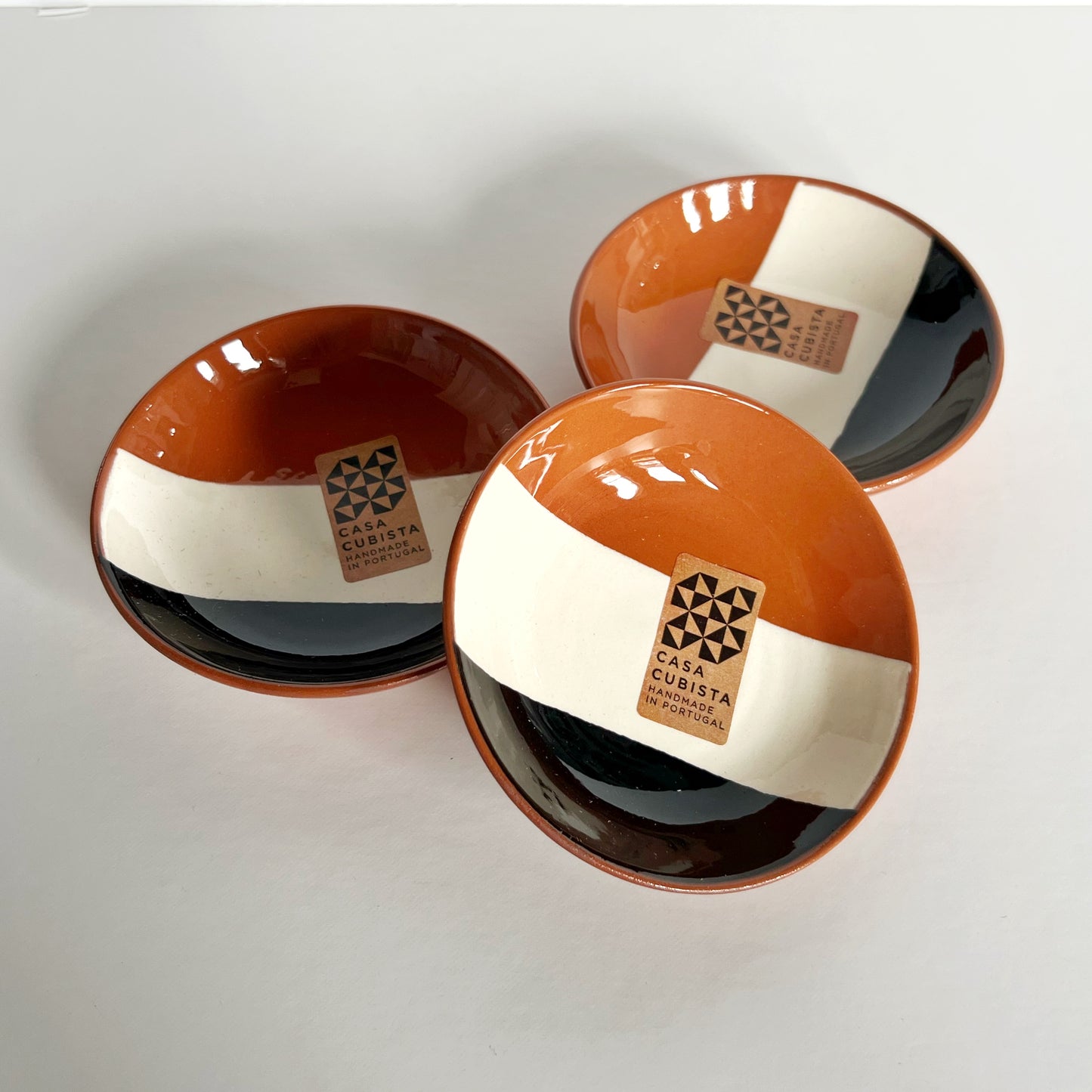 Mini bowl, terços in black, natural white and terracotta - Plum & Belle