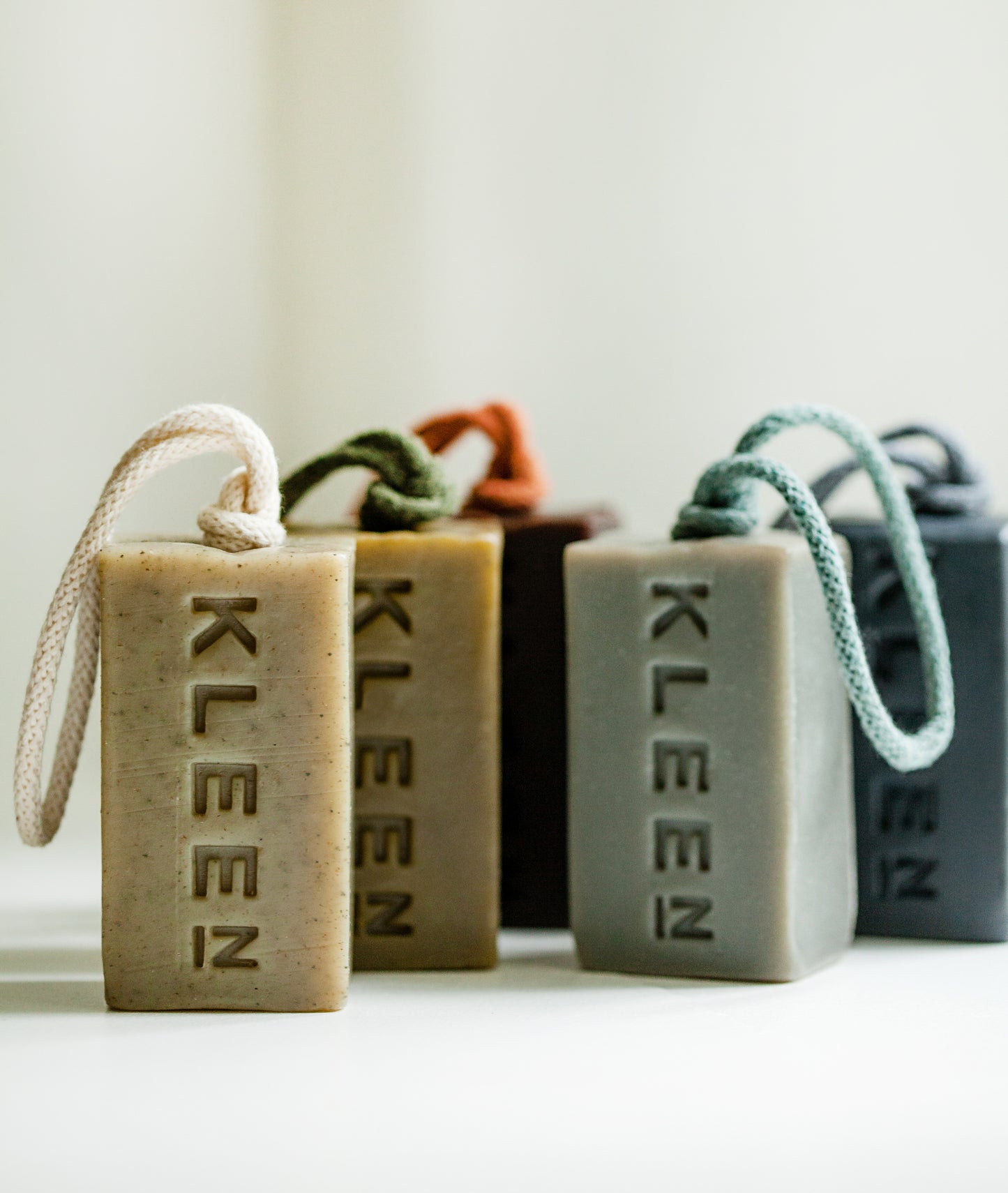 Morning Glory soap on a rope - Plum & Belle