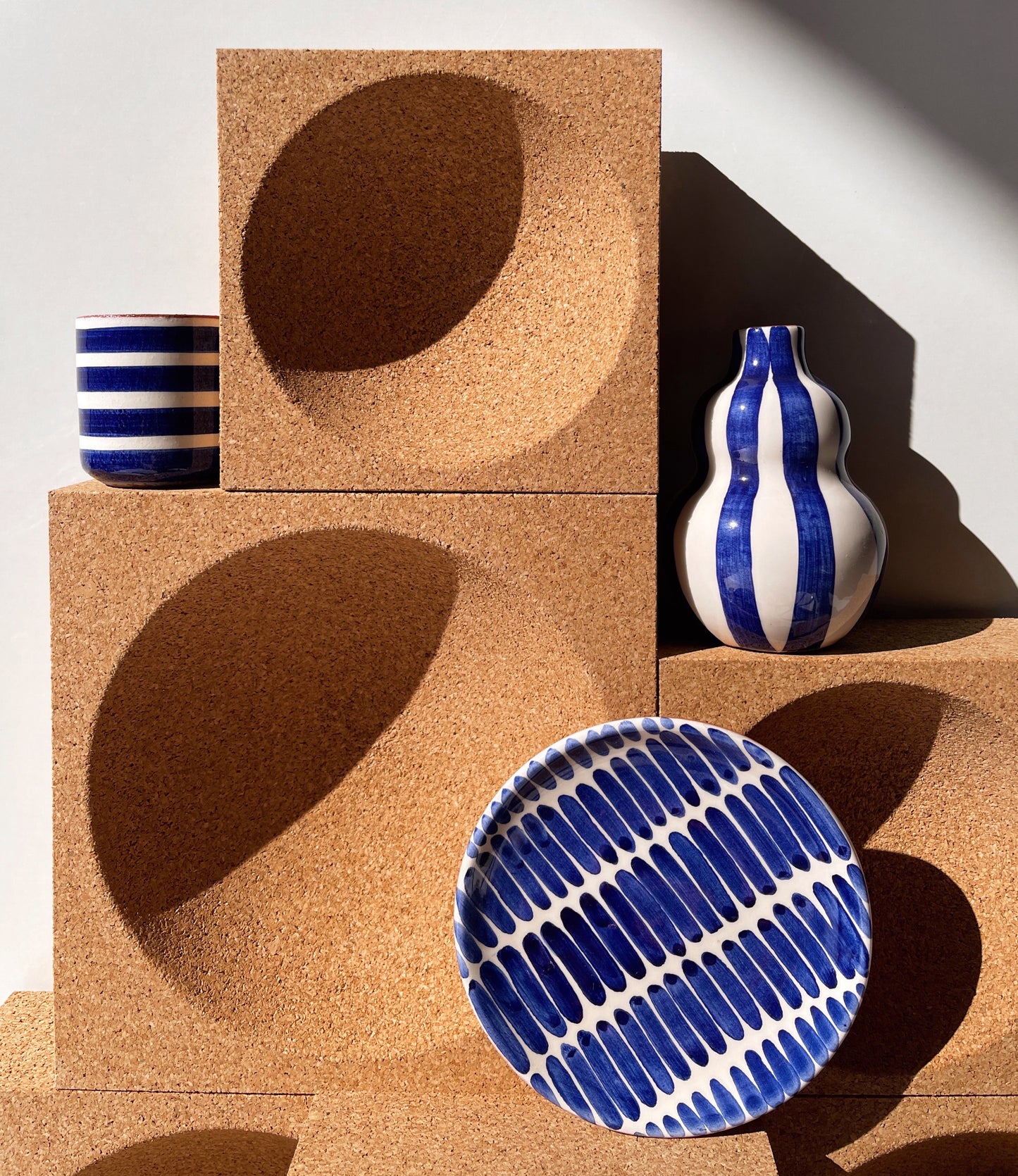 Mini terracotta Gourd vase - Plum & Belle