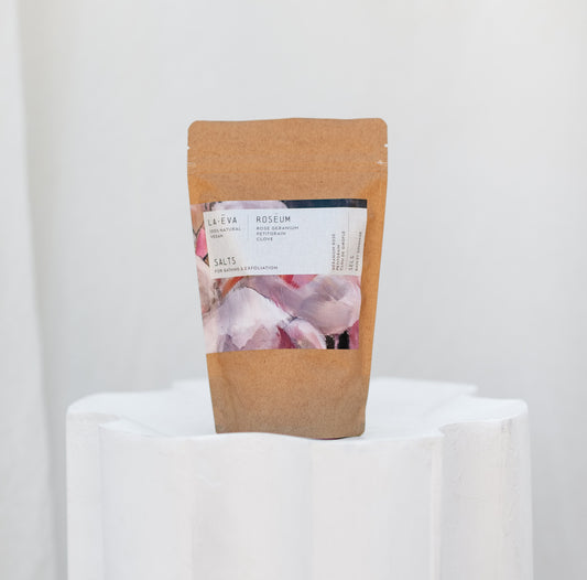 ROSEUM exfoliant and bath salts - Plum & Belle