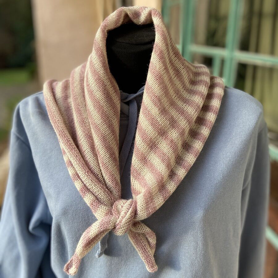 Alpaca Stripe Neckerchief