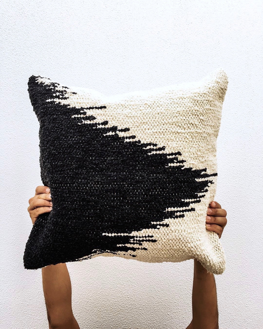 Fade recycled textile cushion - Plum & Belle