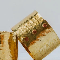 Pair of brass napkin rings, Aerende - Plum & Belle