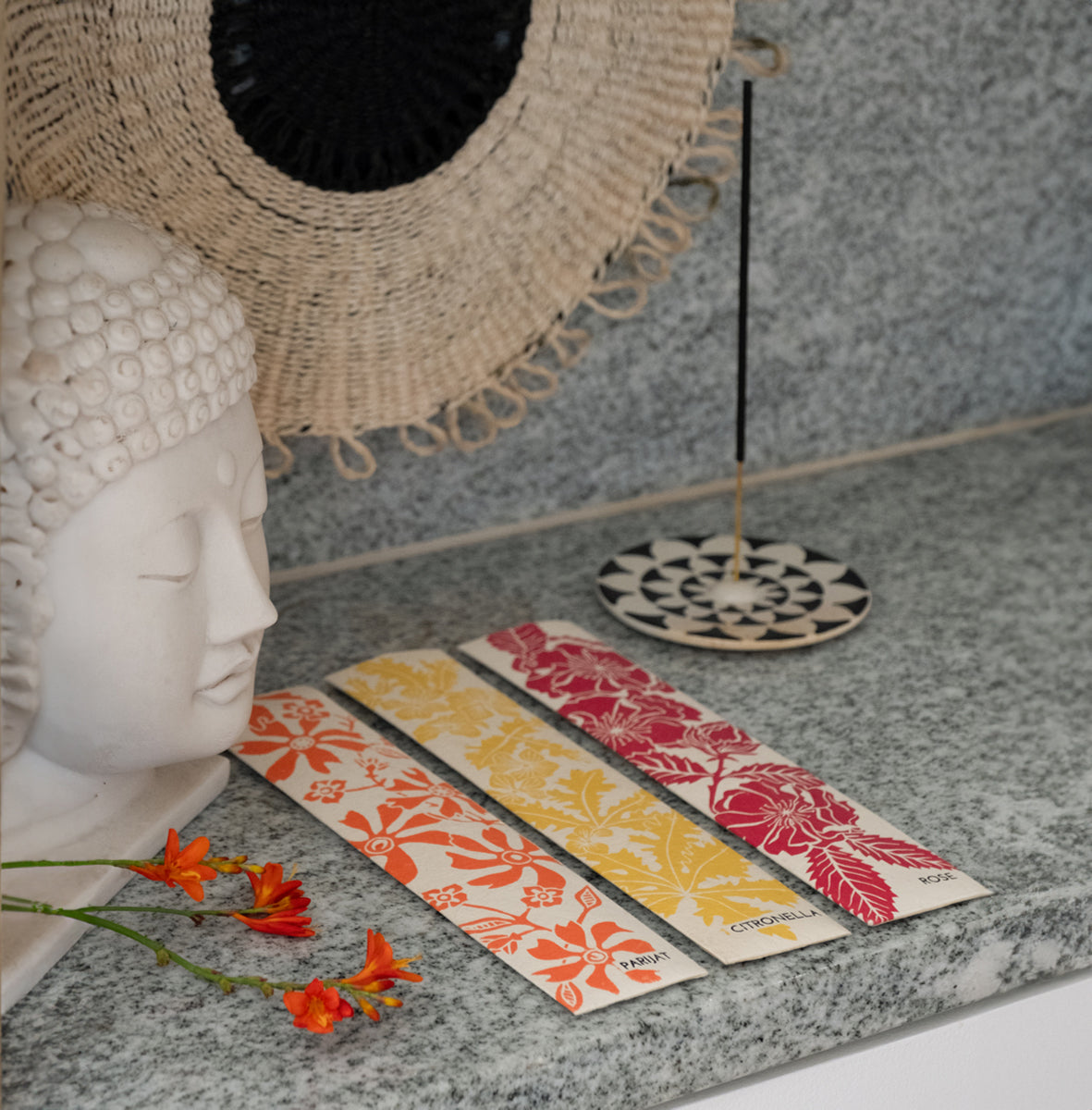 Handmade Parijat incense sticks - Plum & Belle