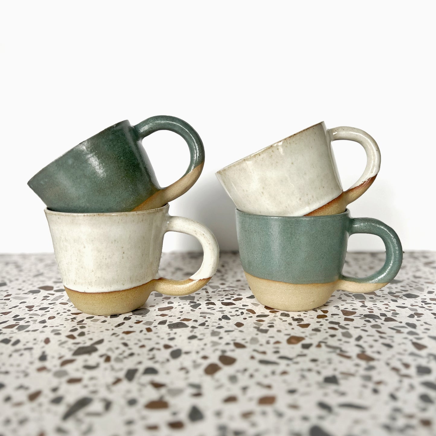 Marlow stoneware mug, white - Plum & Belle
