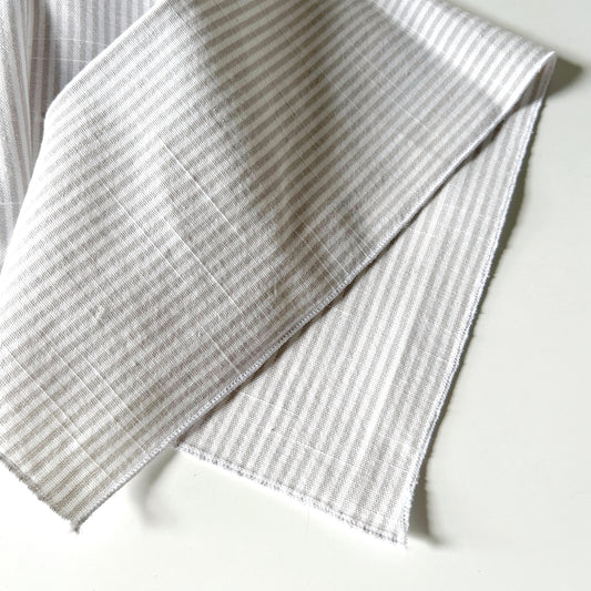 Striped linen napkin - Plum & Belle