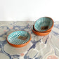 Mini bowl, stripe in teal - Plum & Belle