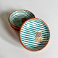 Mini bowl, stripe in teal - Plum & Belle