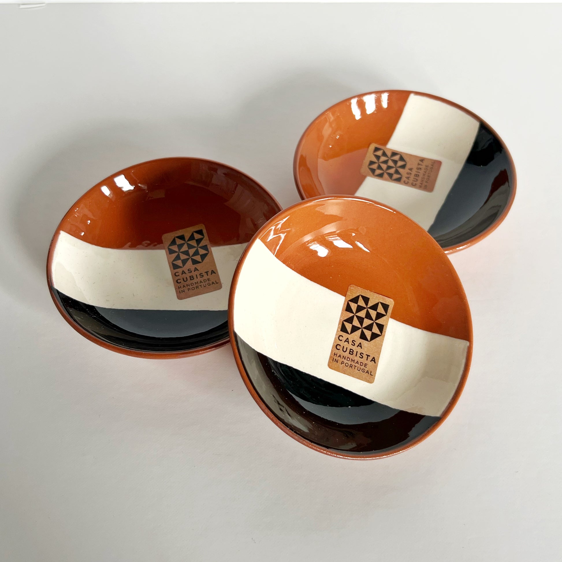 Mini bowl, terços in black, natural white and terracotta - Plum & Belle
