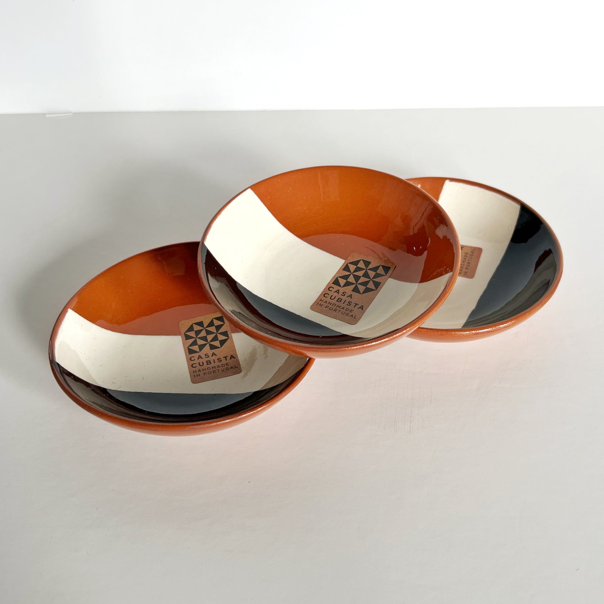 Mini bowl, terços in black, natural white and terracotta - Plum & Belle