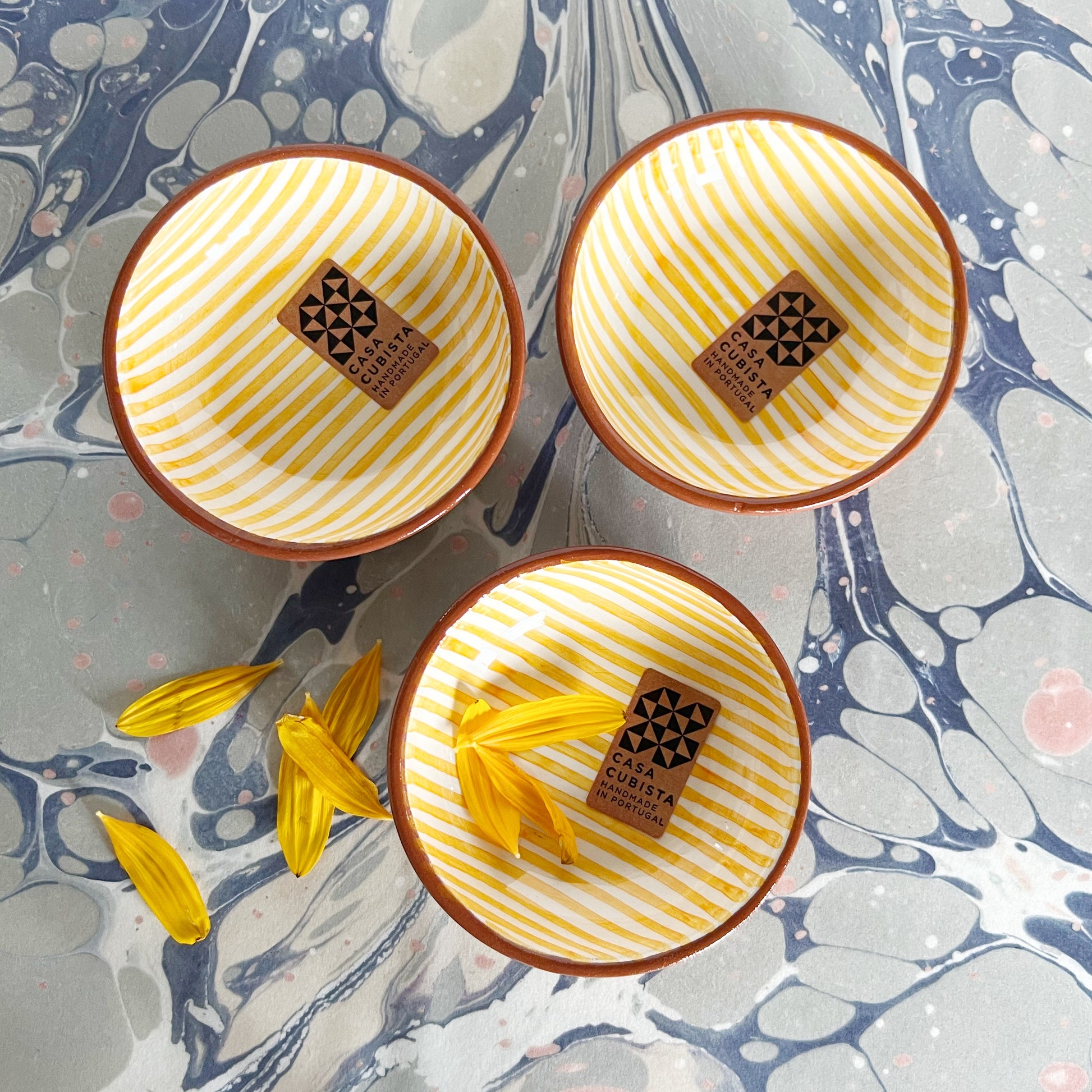Mini bowl, stripe in yellow - Plum & Belle