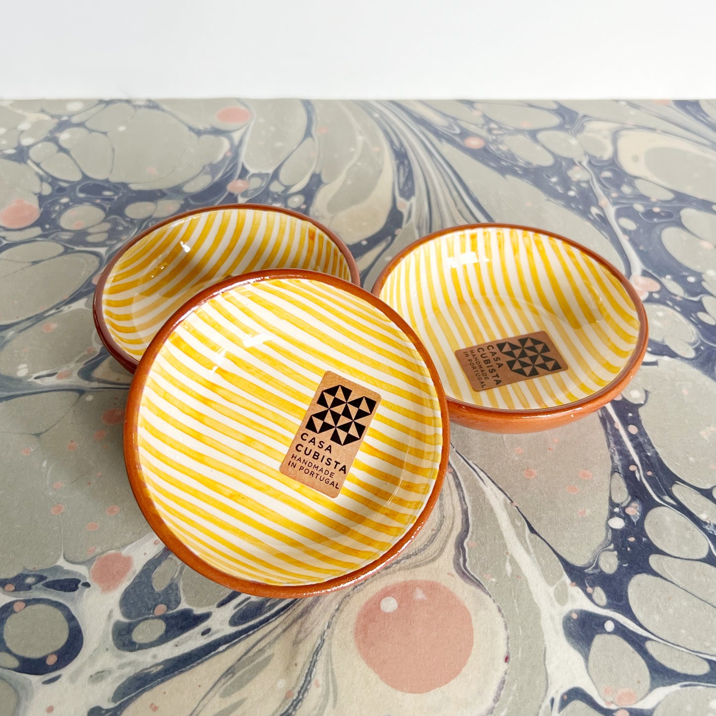 Mini bowl, stripe in yellow - Plum & Belle