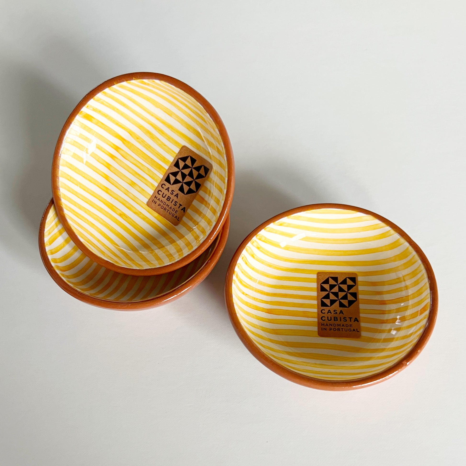 Mini bowl, stripe in yellow - Plum & Belle