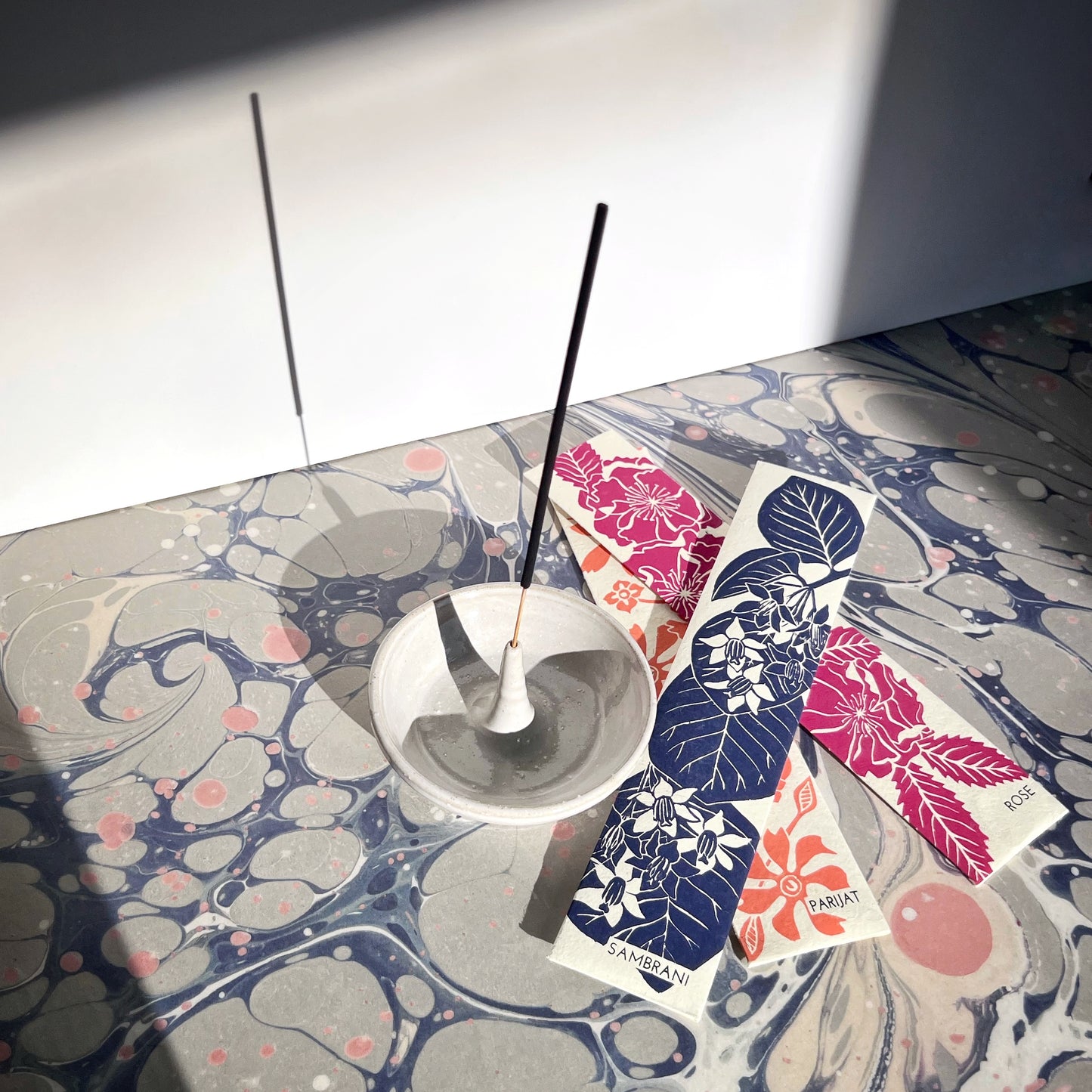 Stoneware 'High Point' incense holder- first run