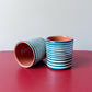 Classic stripe shot beaker, teal - Plum & Belle
