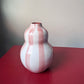 Mini terracotta Gourd vase, stripe - Plum & Belle