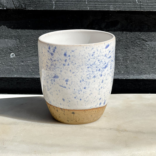 'Blue Splash' stoneware beaker