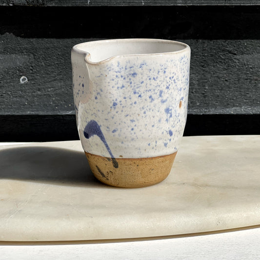 'Blue Splash' stoneware jug