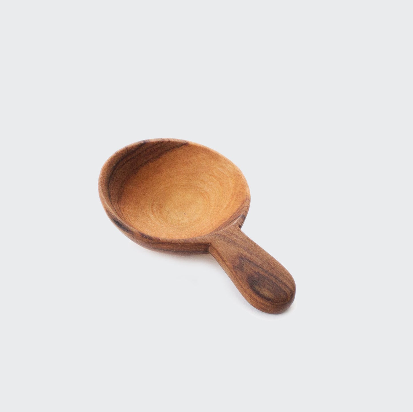 Olive wood short handled spoon - Plum & Belle
