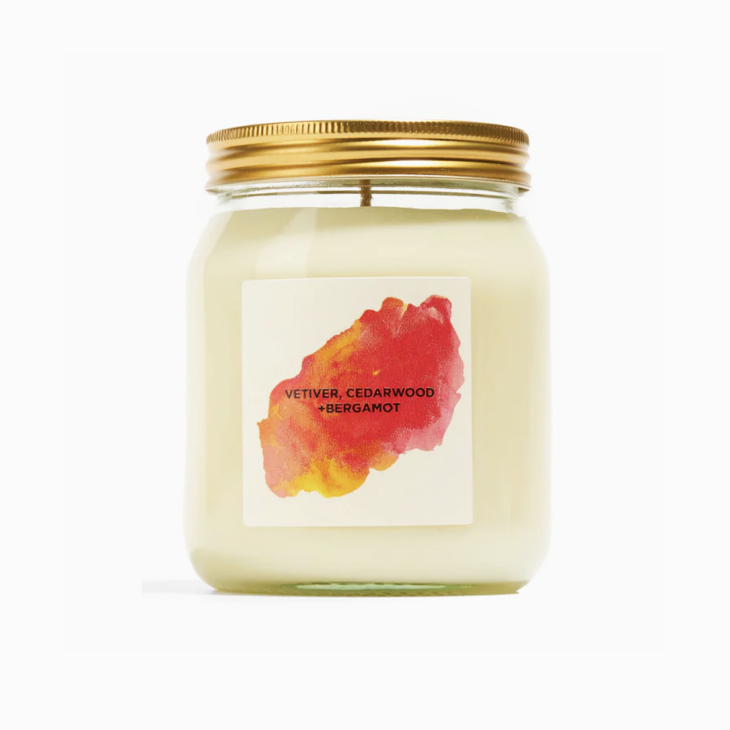 Vetiver, Cedarwood + Bergamot aromatherapy candle - Plum & Belle