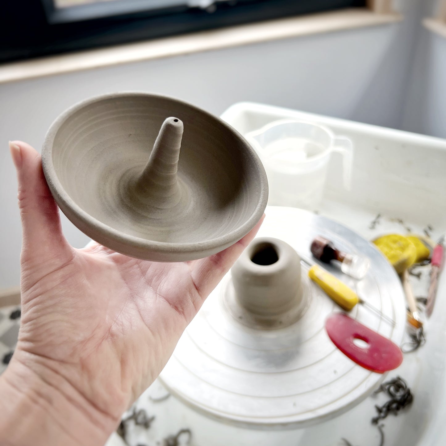 Stoneware 'High Point' incense holder- first run