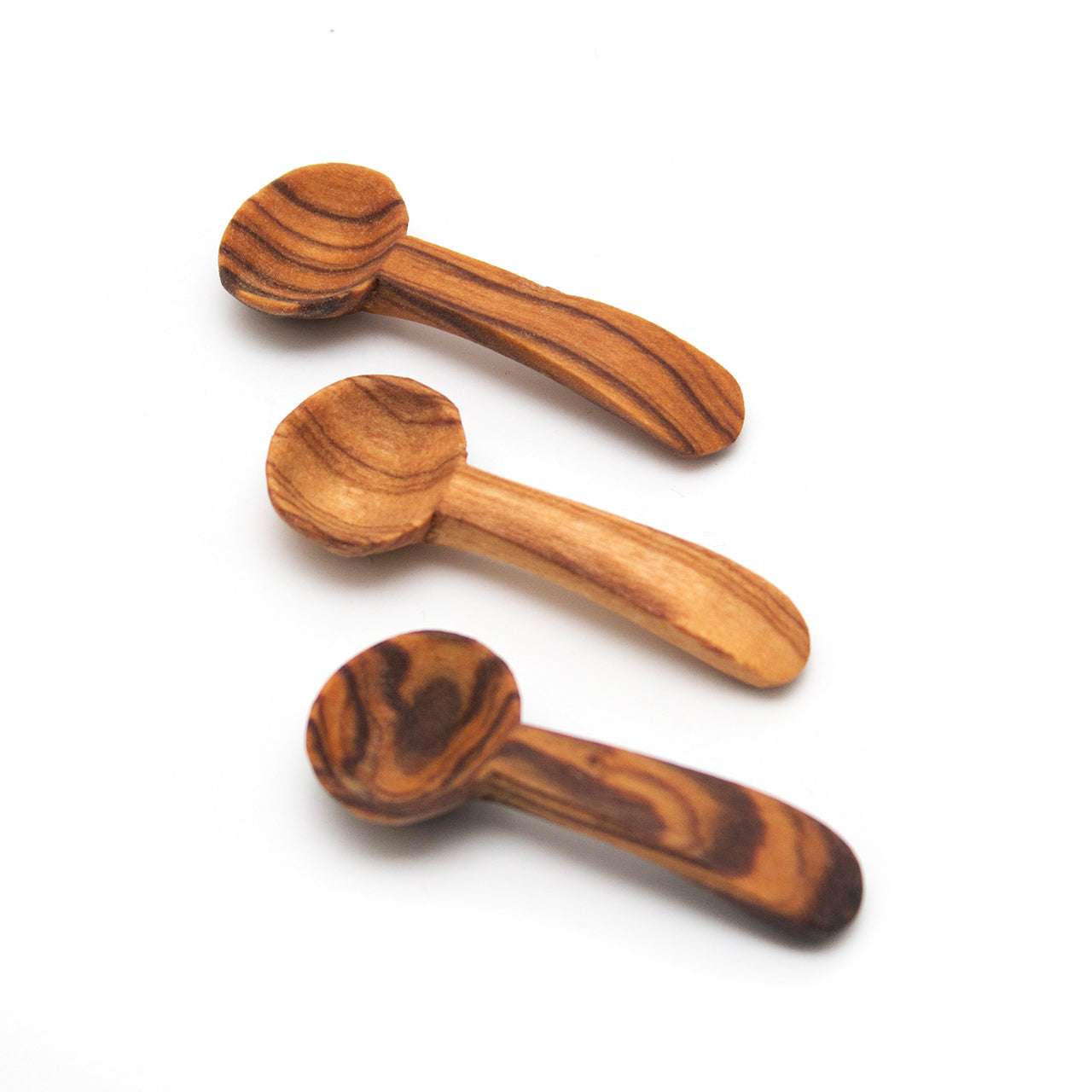 Olive Wood tiny salt spoon