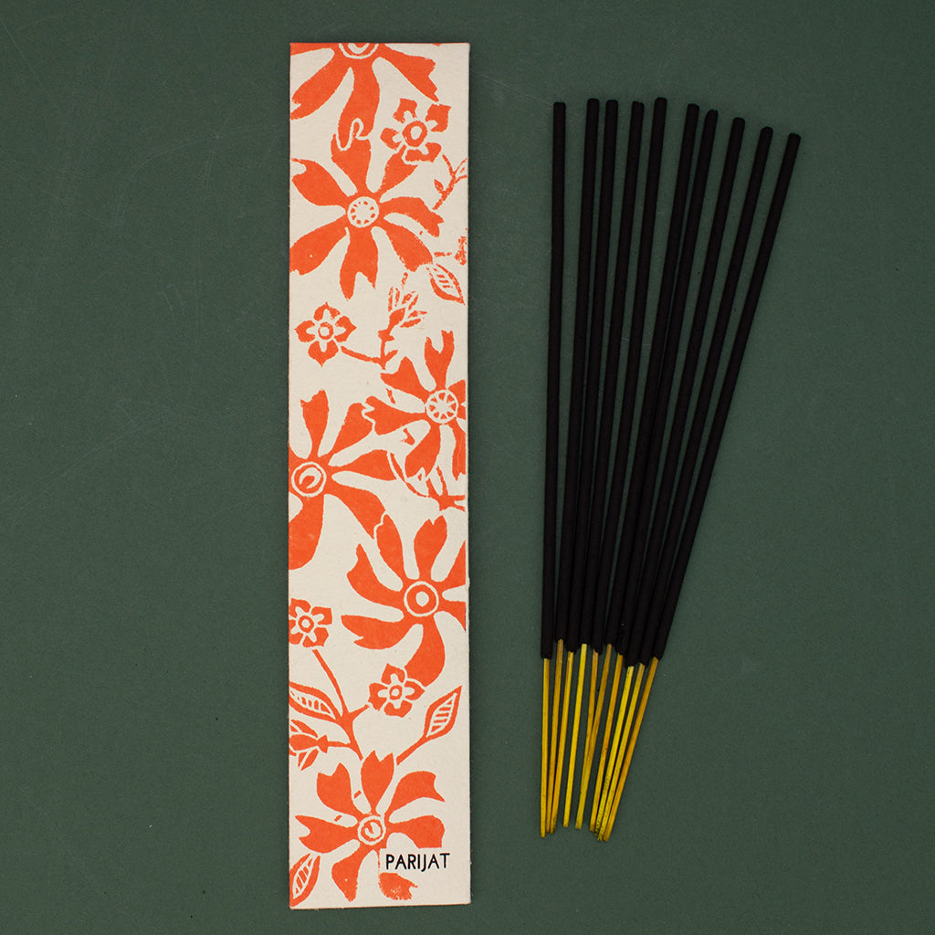 Handmade Parijat incense sticks - Plum & Belle