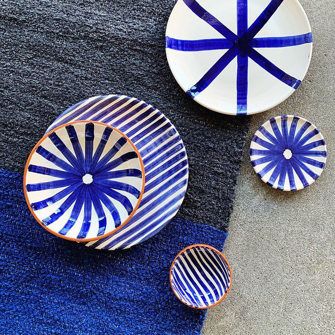 Mini bowl, ray in blue - Plum & Belle