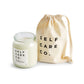Vetiver, Cedarwood + Bergamot aromatherapy candle - Plum & Belle