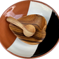 Olive Wood tiny salt spoon