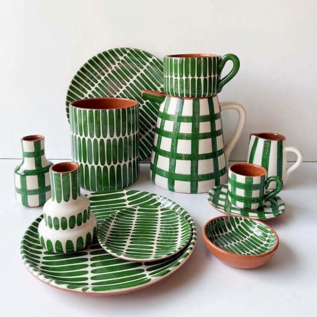 Stripe mini stepped vase