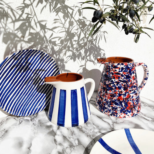 Bold stripe pitcher, 1 litre