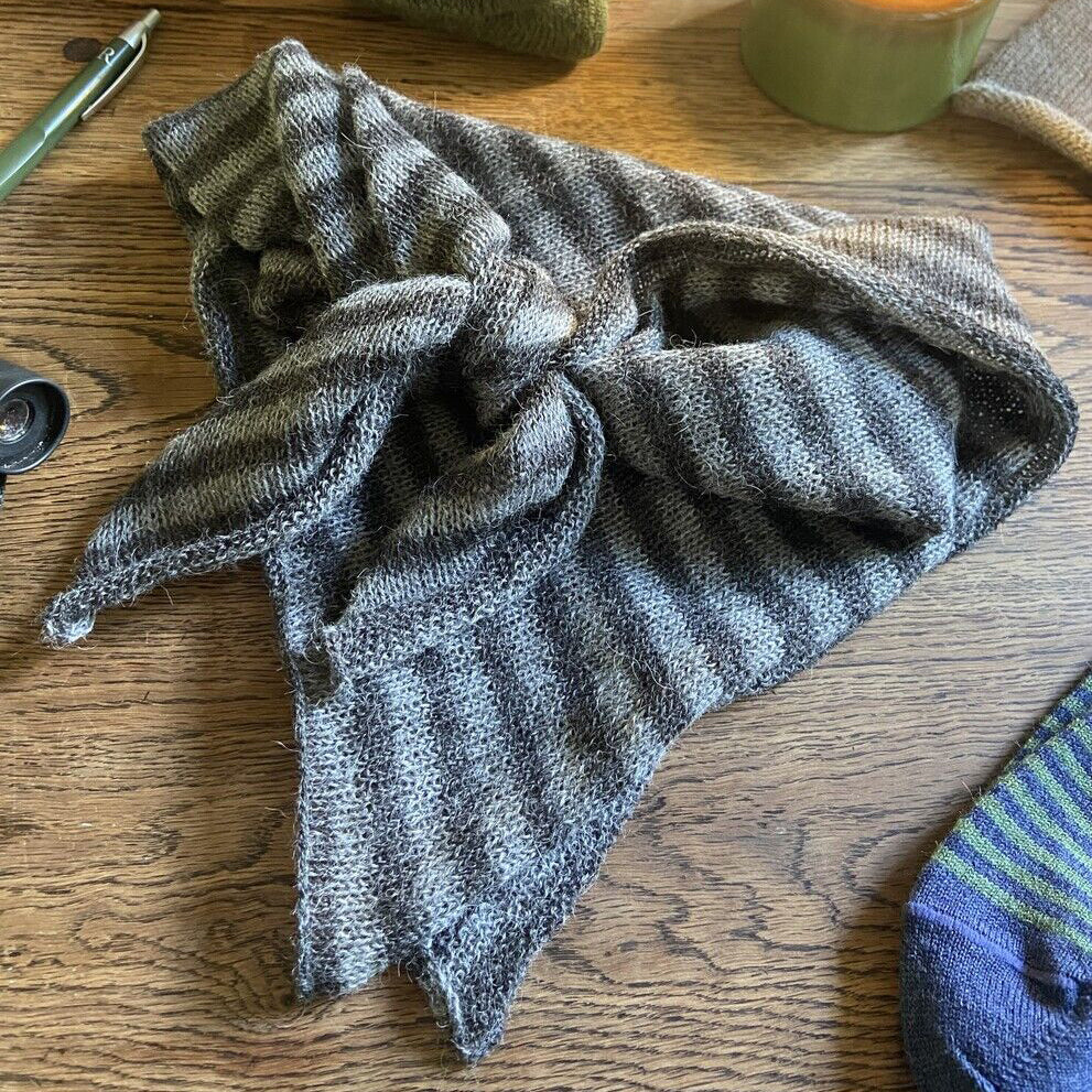 Alpaca Stripe Neckerchief