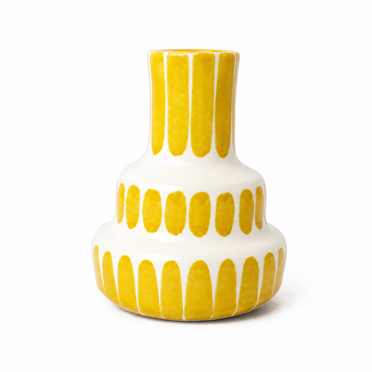 Stripe mini stepped vase