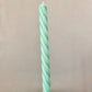 Pair of sage green Isla candles Beatrice's Bedroom   