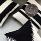 Centre Stripe respun textile cushion, Casa Cubista - Plum & Belle