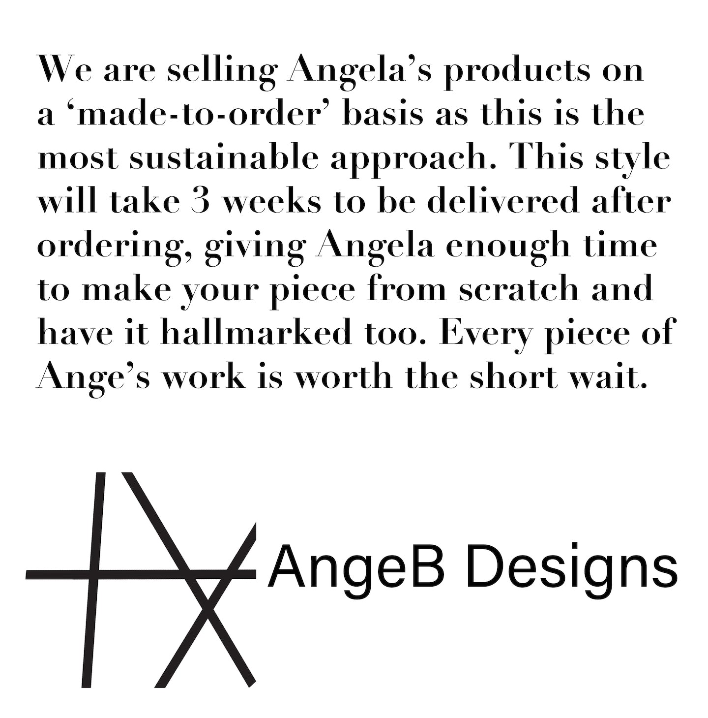 Eco silver Minimal Drama earrings Ange B Designs - Plum & Belle