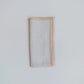 Contrast-edge linen napkin, Aerende - Plum & Belle