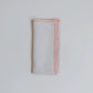 Contrast-edge linen napkin, Aerende - Plum & Belle