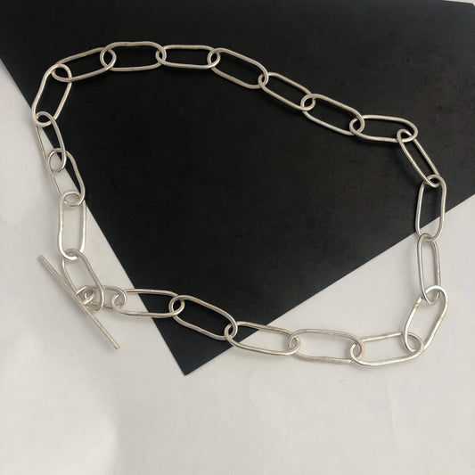 Everyday Luxe chain necklace, eco silver - Plum & Belle