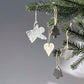 Set of five ceramic Christmas decorations - Plum & Belle