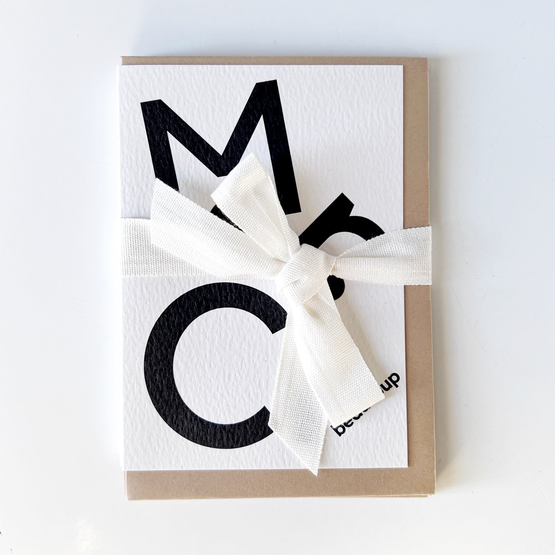 Set of five Merci Beaucoup thank you cards - Plum & Belle