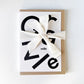 Set of five Grazie Mille thank you cards - Plum & Belle