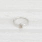 Hammered ring with kunzite stone, silver rings Ishkar   