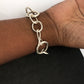 Eco silver heavy chain bracelet, Ange B Designs - Plum & Belle