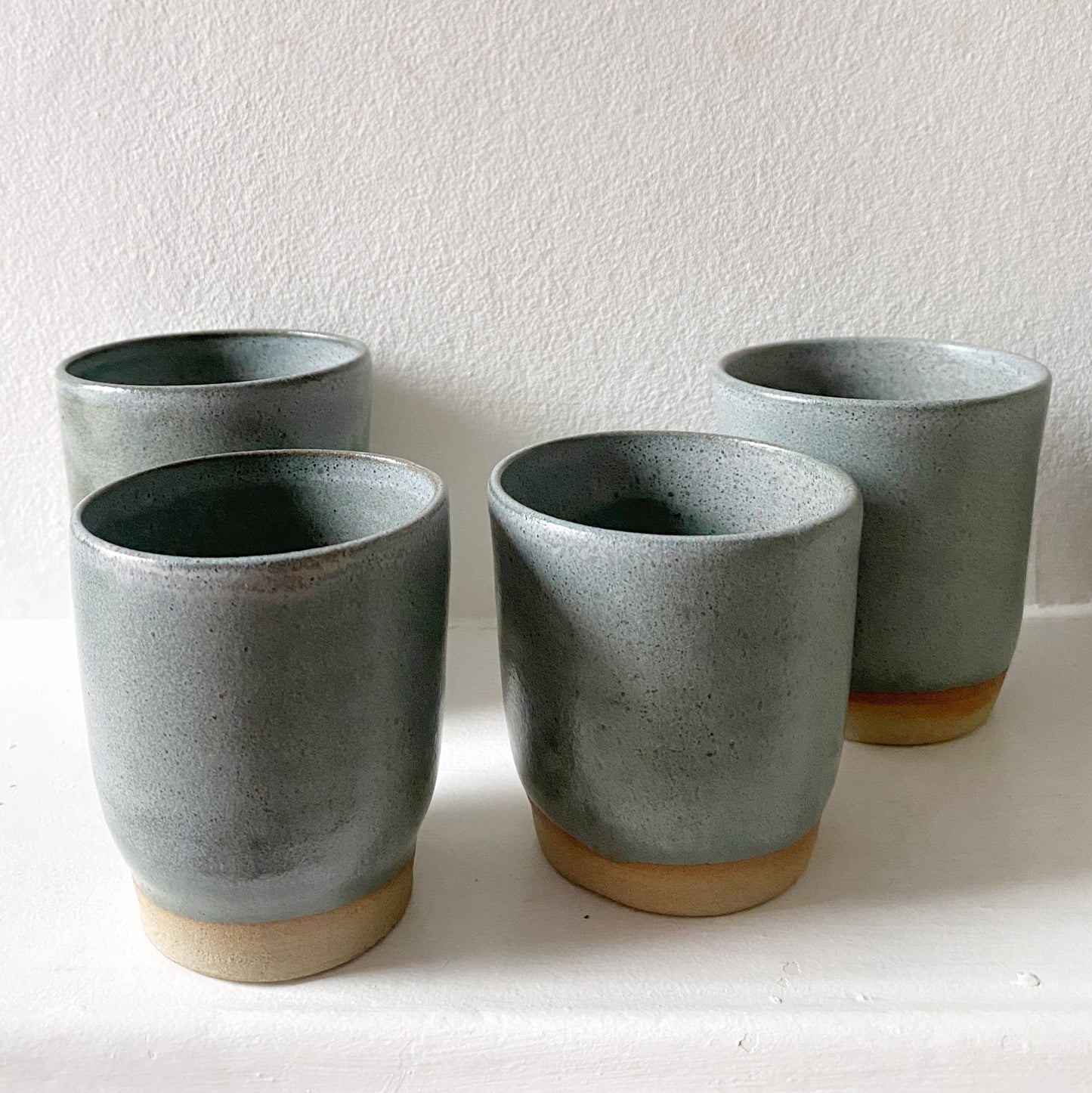 Stoneware beaker, graphite - Plum & Belle