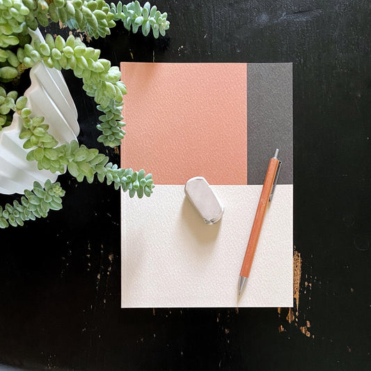 Block Colour notebook, Kinshipped - Plum & Belle