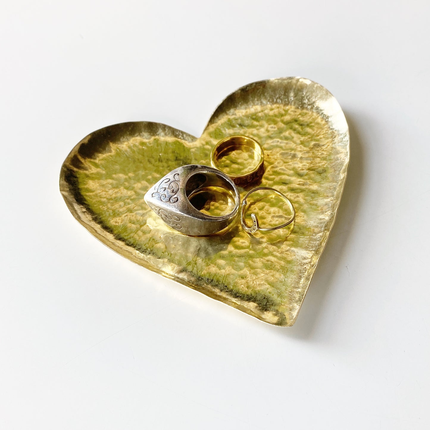 Heart brass dish - Plum & Belle