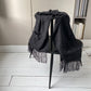 Vintage pocket-detailed evening scarf - Plum & Belle